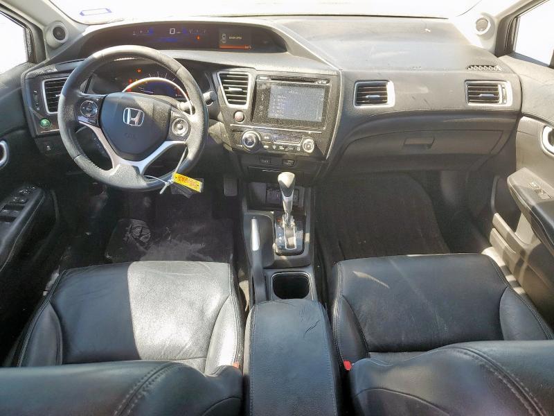 19XFB2F98EE034160 - 2014 HONDA CIVIC EXL შავი ფოტო 8