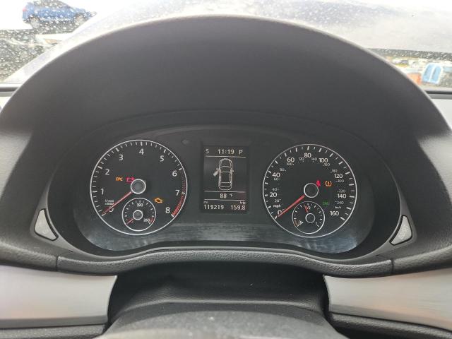 1VWBP7A39DC034199 - 2013 VOLKSWAGEN PASSAT SE أحمر صورة 9