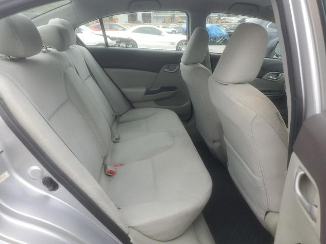 19XFB2F54CE021383 - 2012 HONDA CIVIC LX ვერცხლისფერი ფოტო 10