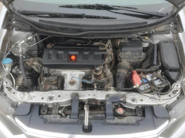 19XFB2F54CE021383 - 2012 HONDA CIVIC LX ვერცხლისფერი ფოტო 11