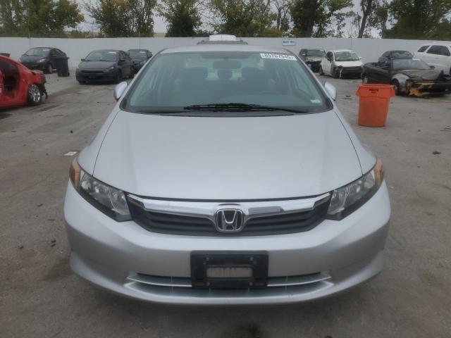 19XFB2F54CE021383 - 2012 HONDA CIVIC LX ვერცხლისფერი ფოტო 5