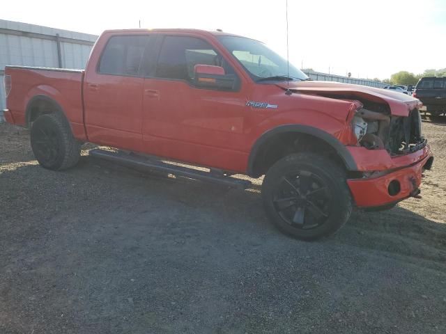 1FTFW1EF9CFB14690 - 2012 FORD F150 SUPERCREW RED photo 4