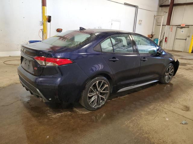 5YFS4RCE0LP036421 - 2020 TOYOTA COROLLA SE BLUE photo 3