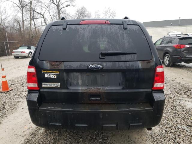 1FMCU9D73AKD25689 - 2010 FORD ESCAPE XLT BLACK photo 6