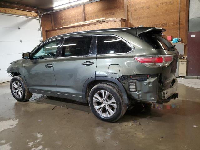 5TDJKRFH7ES062242 - 2014 TOYOTA HIGHLANDER XLE 绿色 照片 2