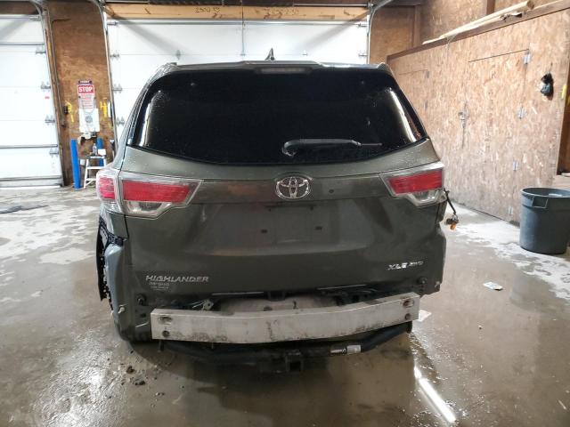 5TDJKRFH7ES062242 - 2014 TOYOTA HIGHLANDER XLE 绿色 照片 6