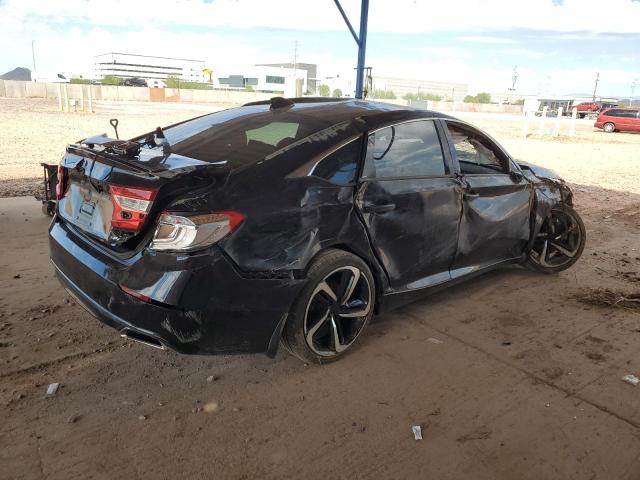 1HGCV1F31JA208293 - 2018 HONDA ACCORD SPORT أسود صورة 3