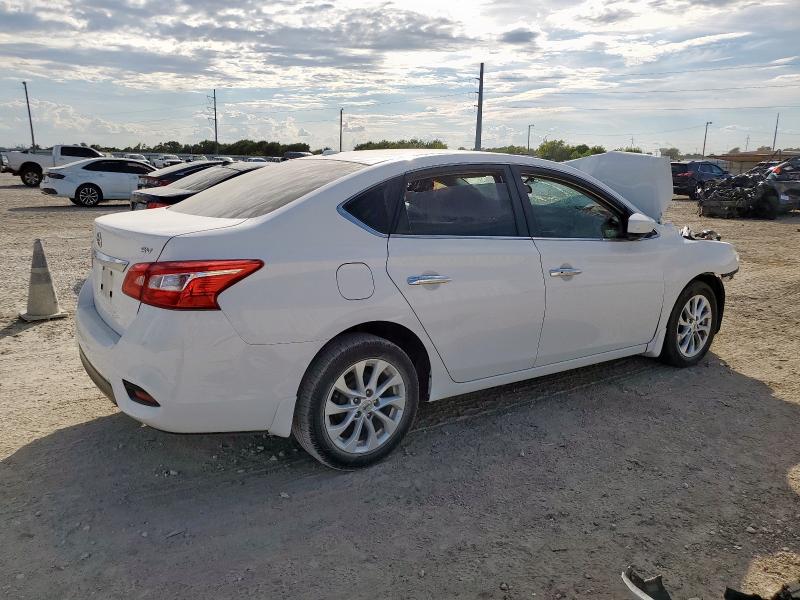3N1AB7AP2KY443765 - 2019 NISSAN SENTRA S WHITE photo 3