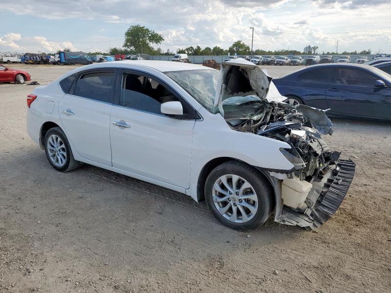 3N1AB7AP2KY443765 - 2019 NISSAN SENTRA S WHITE photo 4