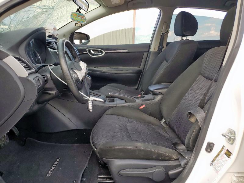 3N1AB7AP2KY443765 - 2019 NISSAN SENTRA S WHITE photo 7