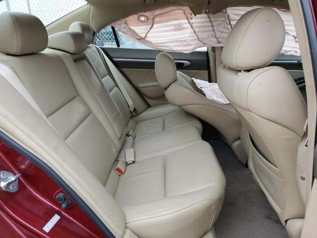 1HGFA16928L071456 - 2008 HONDA CIVIC EXL 勃艮第红 照片 10