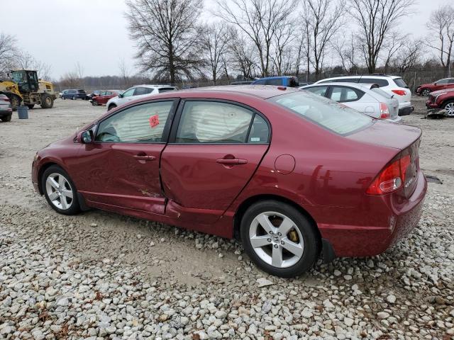 1HGFA16928L071456 - 2008 HONDA CIVIC EXL 勃艮第红 照片 2