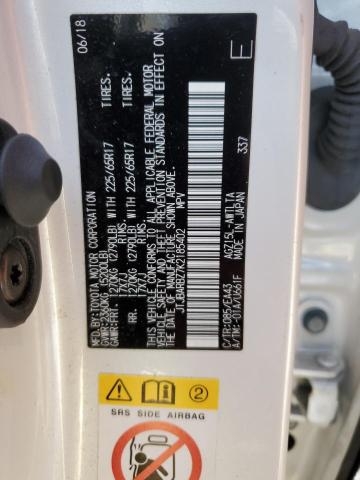 JTJBARBZ7K2185402 - 2019 LEXUS NX 300 BASE თეთრი ფოტო 13