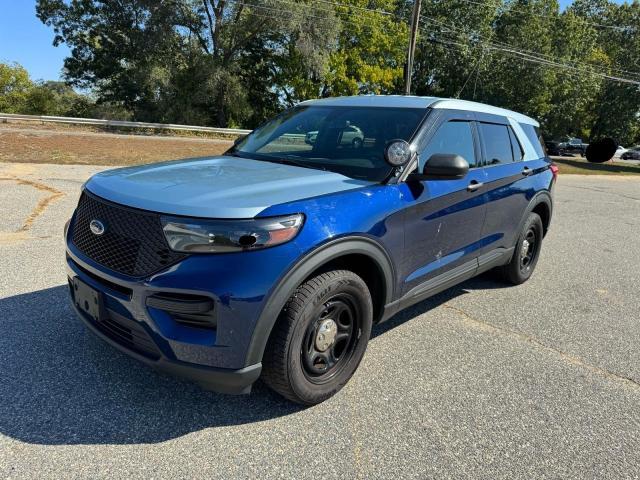 1FM5K8AB5NGA01024 - 2022 FORD EXPLORER POLICE INTERCEPTOR أزرق صورة 2