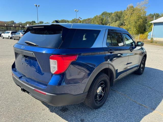 1FM5K8AB5NGA01024 - 2022 FORD EXPLORER POLICE INTERCEPTOR أزرق صورة 4