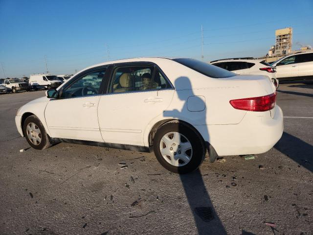 1HGCM56465A002878 - 2005 HONDA ACCORD LX WHITE photo 2