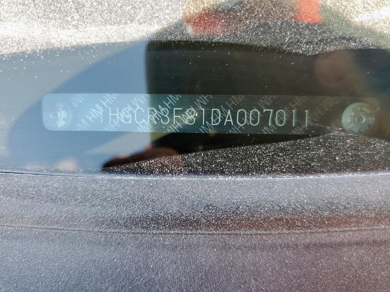 1HGCR3F81DA007011 - 2013 HONDA ACCORD EXL შავი ფოტო 12