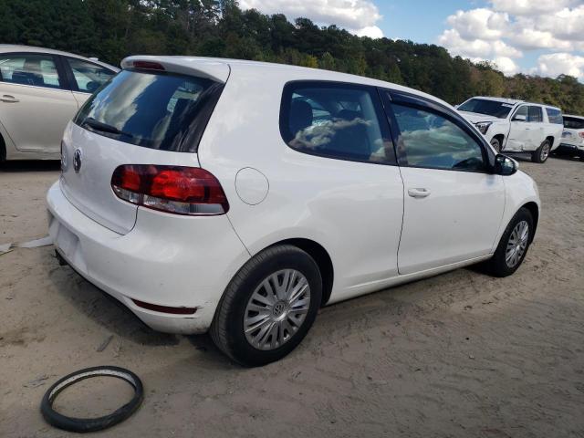 WVWBB7AJ6BW031255 - 2011 VOLKSWAGEN GOLF WHITE photo 3