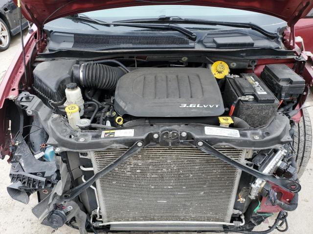 2C4RC1CG3FR677815 - 2015 CHRYSLER TOWN & COU TOURING L MAROON photo 12