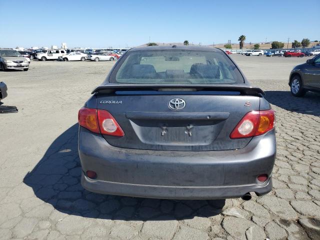 1NXBU4EE2AZ269826 - 2010 TOYOTA COROLLA BASE Gris foto 6