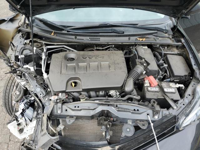 2T1BURHE2HC953716 - 2017 TOYOTA COROLLA L BLACK photo 11