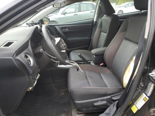 2T1BURHE2HC953716 - 2017 TOYOTA COROLLA L BLACK photo 7