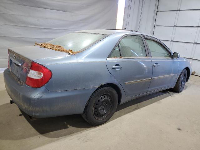 4T1BE30K32U576332 - 2002 TOYOTA CAMRY LE BLUE photo 3