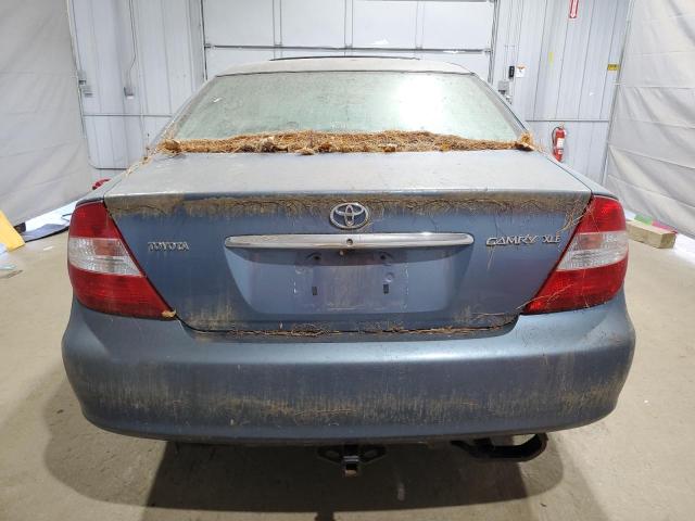 4T1BE30K32U576332 - 2002 TOYOTA CAMRY LE BLUE photo 6