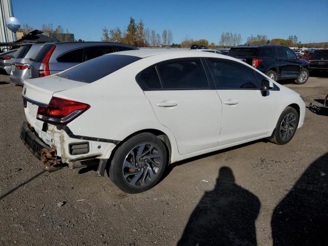 2HGFB2E4XDH018696 - 2013 HONDA CIVIC LX WHITE photo 3
