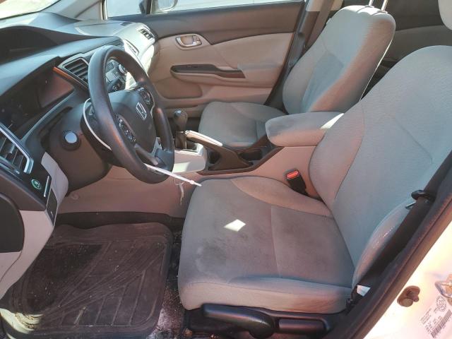 2HGFB2E4XDH018696 - 2013 HONDA CIVIC LX WHITE photo 7