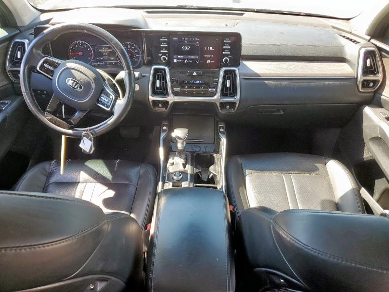 5XYRH4LF3MG032089 - 2021 KIA SORENTO EX CHARCOAL photo 8