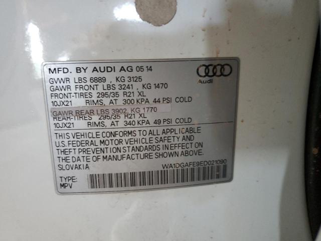 WA1DGAFE9ED021090 - 2014 AUDI Q7 PRESTIGE 白色 照片 12