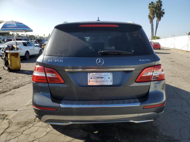 4JGDA5HB2CA022528 - 2012 MERCEDES-BENZ ML 350 4MATIC BLACK photo 6
