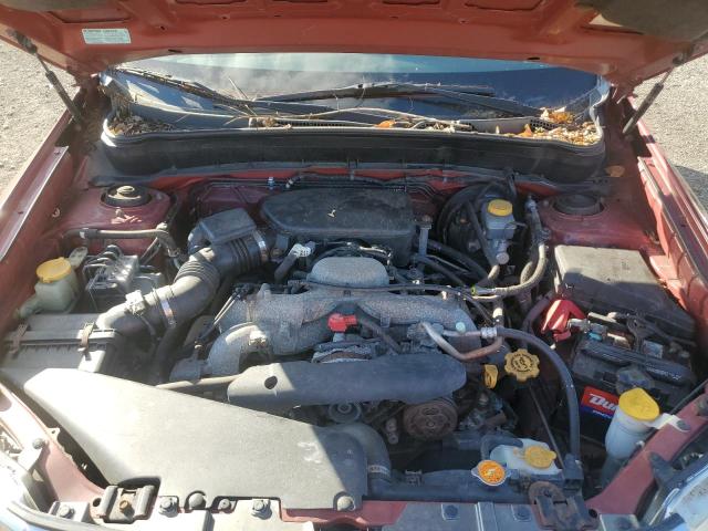 JF2SH63669H725798 - 2009 SUBARU FORESTER 2.5X PREMIUM Червоний фото 12