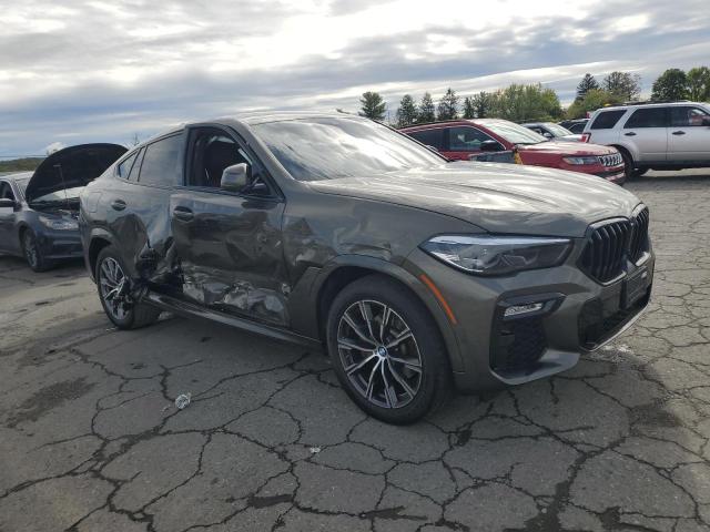5UXCY6C05M9F89067 - 2021 BMW X6 XDRIVE40I GREEN photo 4
