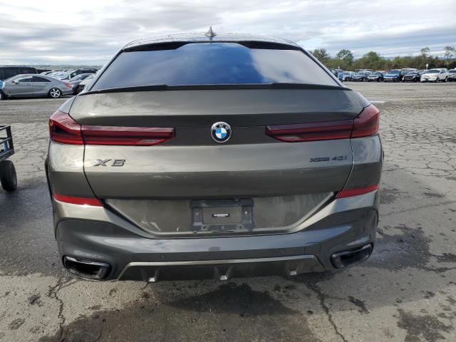 5UXCY6C05M9F89067 - 2021 BMW X6 XDRIVE40I GREEN photo 6