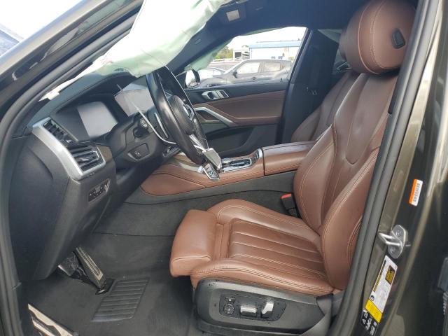 5UXCY6C05M9F89067 - 2021 BMW X6 XDRIVE40I GREEN photo 7
