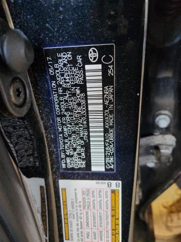 JTNB11HK9J3003878 - 2018 TOYOTA CAMRY L BLACK photo 12