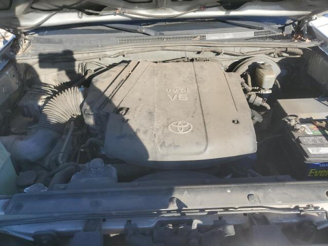 3TMJU62N28M063128 - 2008 TOYOTA TACOMA DOUBLE CAB PRERUNNER SILVER photo 11