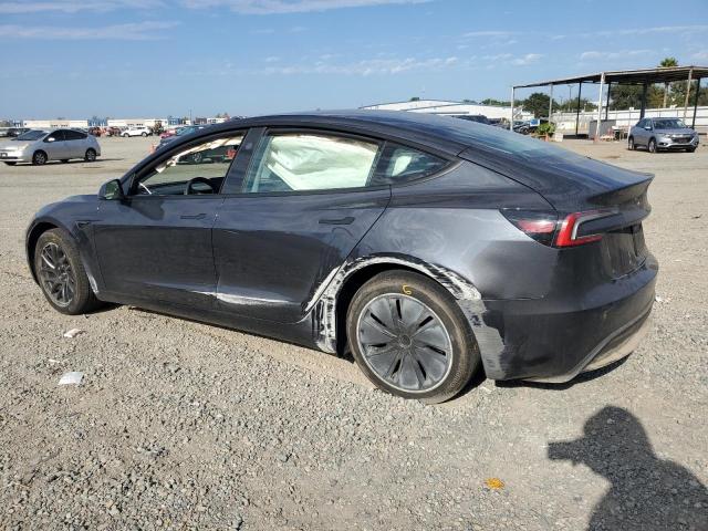 5YJ3E1EA4SF028023 - 2025 TESLA MODEL 3 Siyah fotoğraf 2