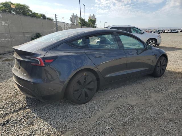 5YJ3E1EA4SF028023 - 2025 TESLA MODEL 3 Siyah fotoğraf 3