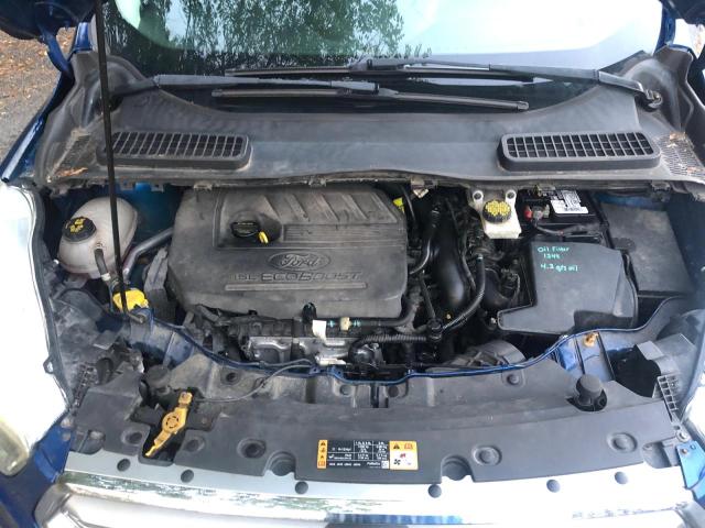 1FMCU9GD7HUE17534 - 2017 FORD ESCAPE SE BLUE photo 7