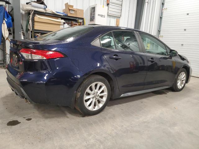 5YFB4RBE5LP055693 - 2020 TOYOTA COROLLA SE BLUE photo 3