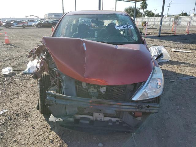 3N1BC1AP4AL438724 - 2010 NISSAN VERSA S Tünd qırmızı foto 5