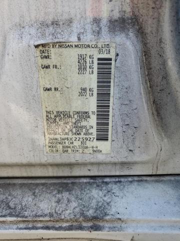 1N4AL3AP8JC225927 - 2018 NISSAN ALTIMA 2.5 WHITE photo 12