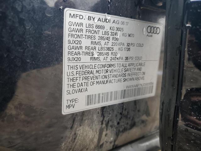 WA1VAAF7XJD003554 - 2018 AUDI Q7 PRESTIGE 蓝色 照片 13