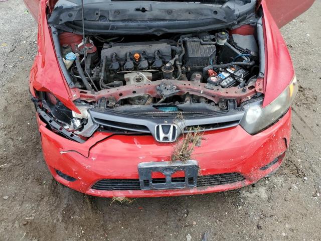 2HGFG12878H579057 - 2008 HONDA CIVIC EX RED photo 11