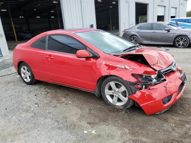 2HGFG12878H579057 - 2008 HONDA CIVIC EX RED photo 4