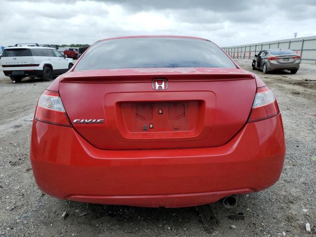2HGFG12878H579057 - 2008 HONDA CIVIC EX RED photo 6