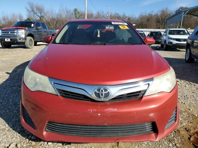 4T4BF1FK1CR244423 - 2012 TOYOTA CAMRY BASE RED photo 5